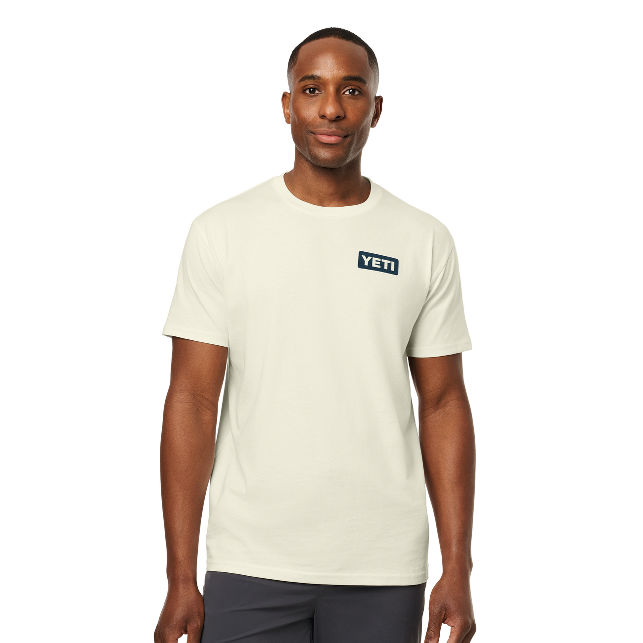 YETI Left Chest Logo Badge Short Sleeve T-Shirt