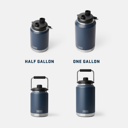 YETI water bottles in different sizes on a white background