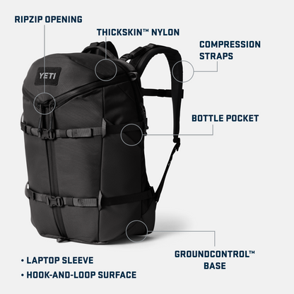 YETI Ranchero™ 27L Backpack Black
