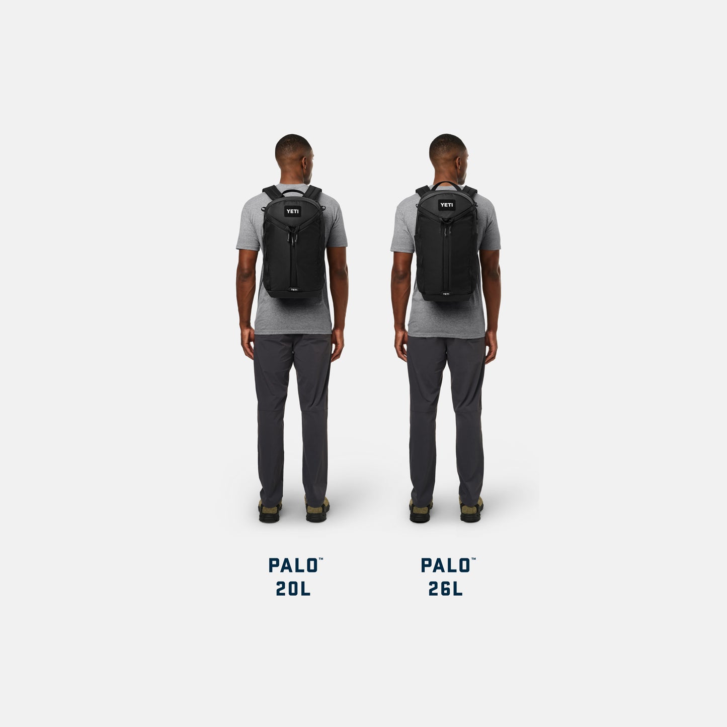 YETI Palo Backpack size comparison
