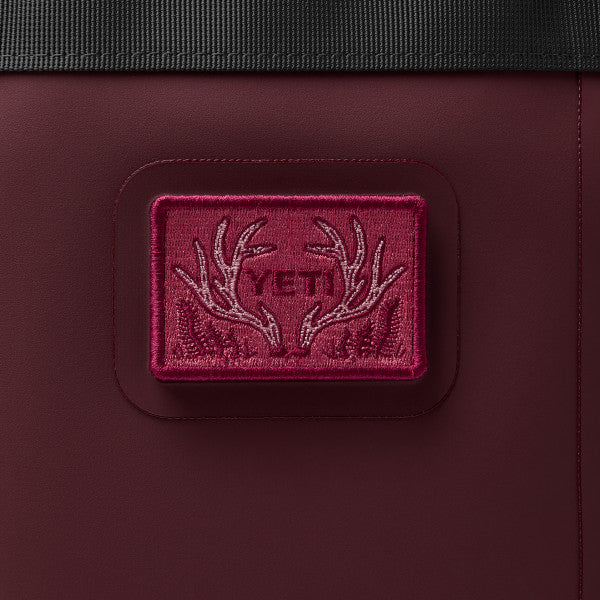 YETI Inspired By Antlers Patch Wild Vine Red
