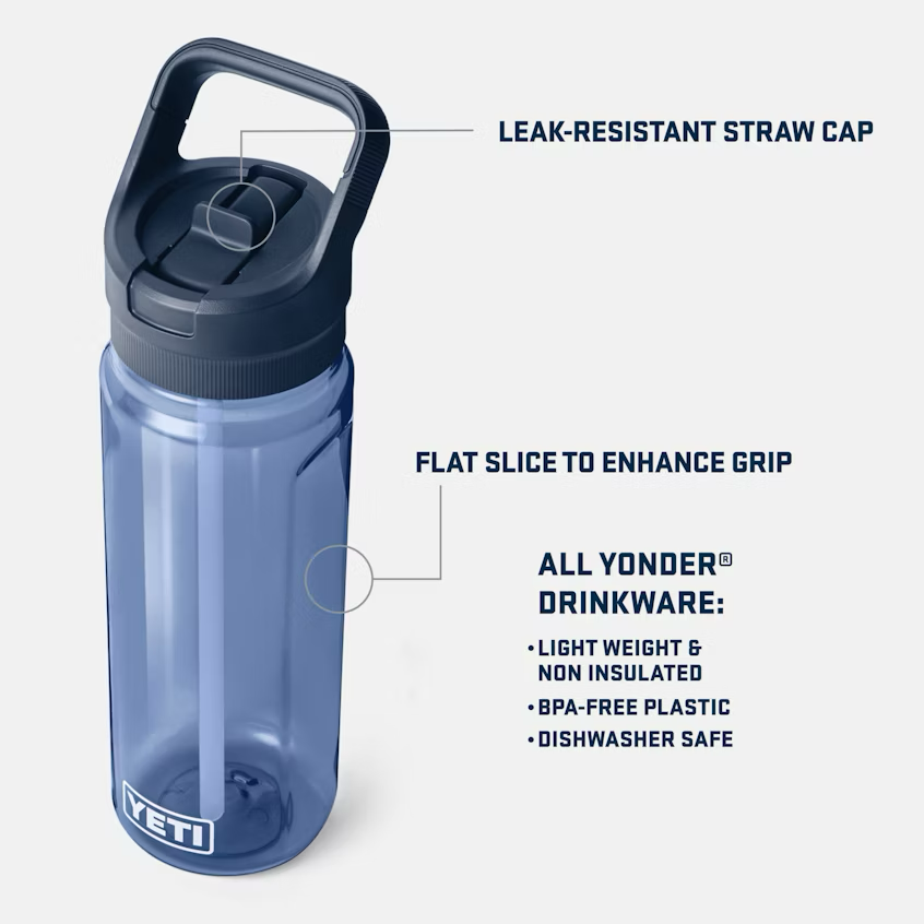 YETI Yonder™ 25 oz (750 ml) Water Bottle Tropical Pink
