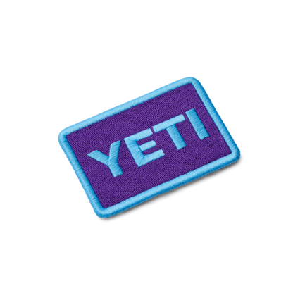 YETI Logo Bage Patch Pace Purple
