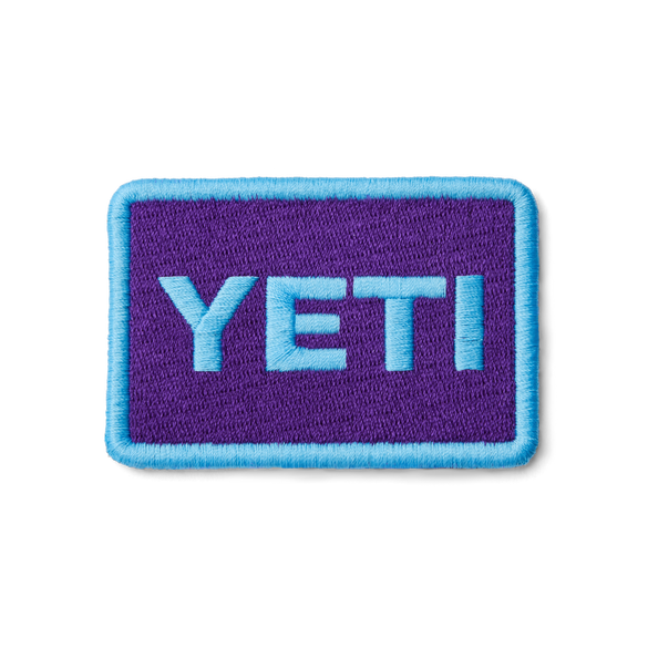 YETI Logo Bage Patch Pace Purple