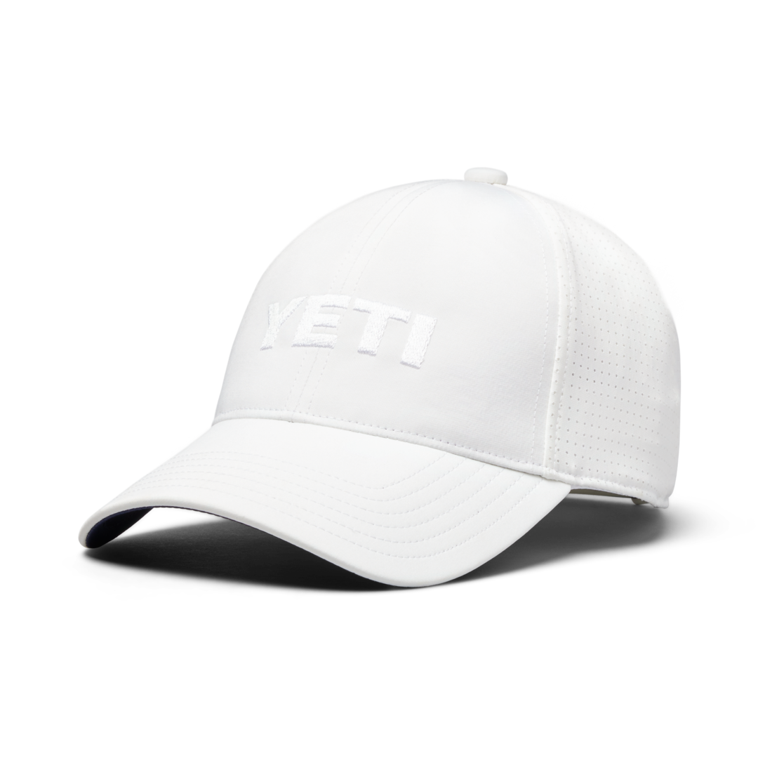 YETI™ Logo Structured Performance Hat White
