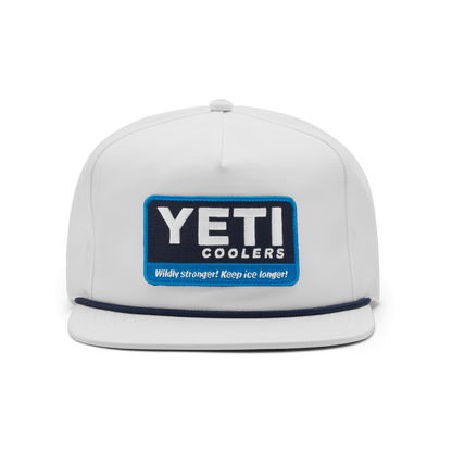 Yeti Coolers® Wildly Stronger Flat Brim Rope Hat White