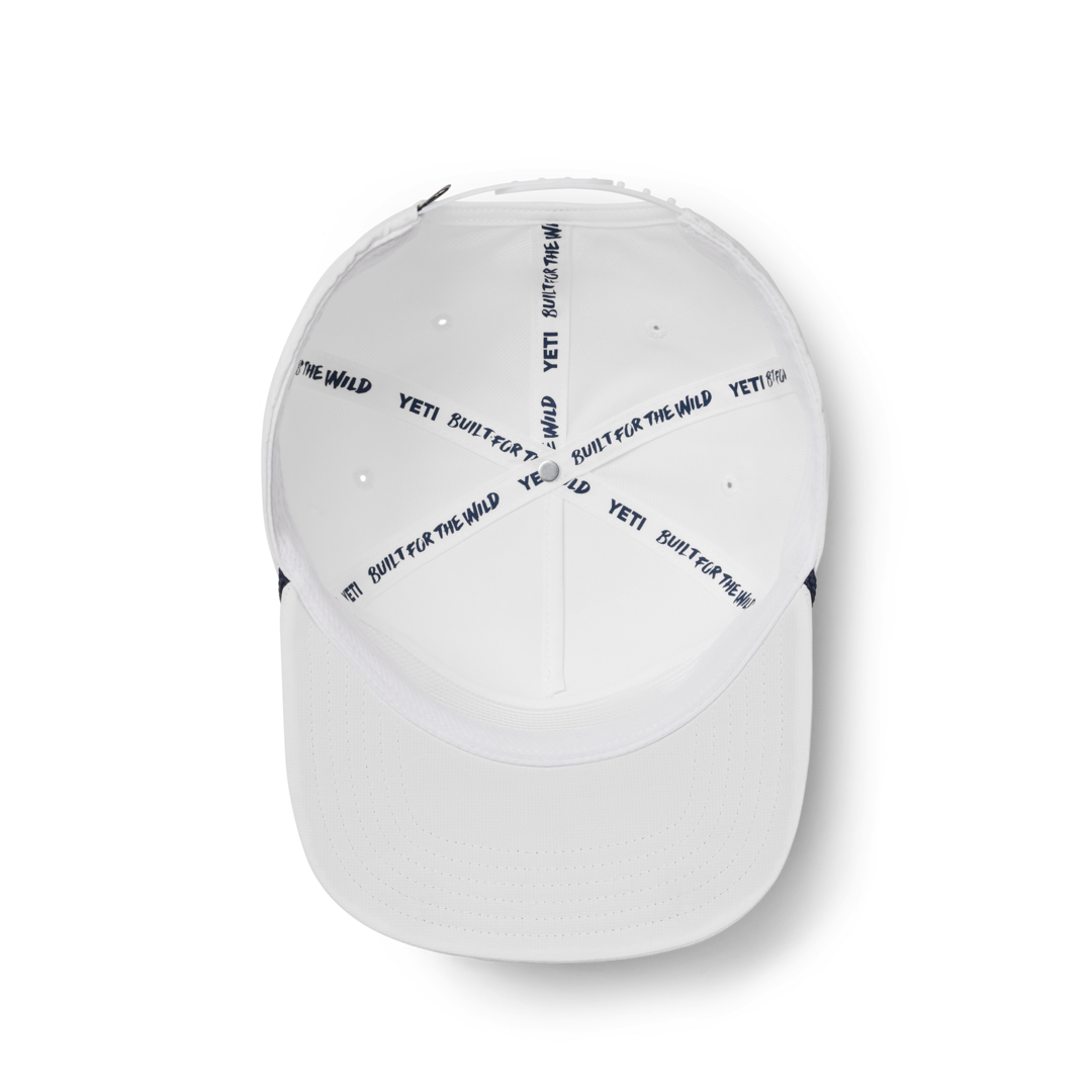 Yeti Coolers® Wildly Stronger Flat Brim Rope Hat White