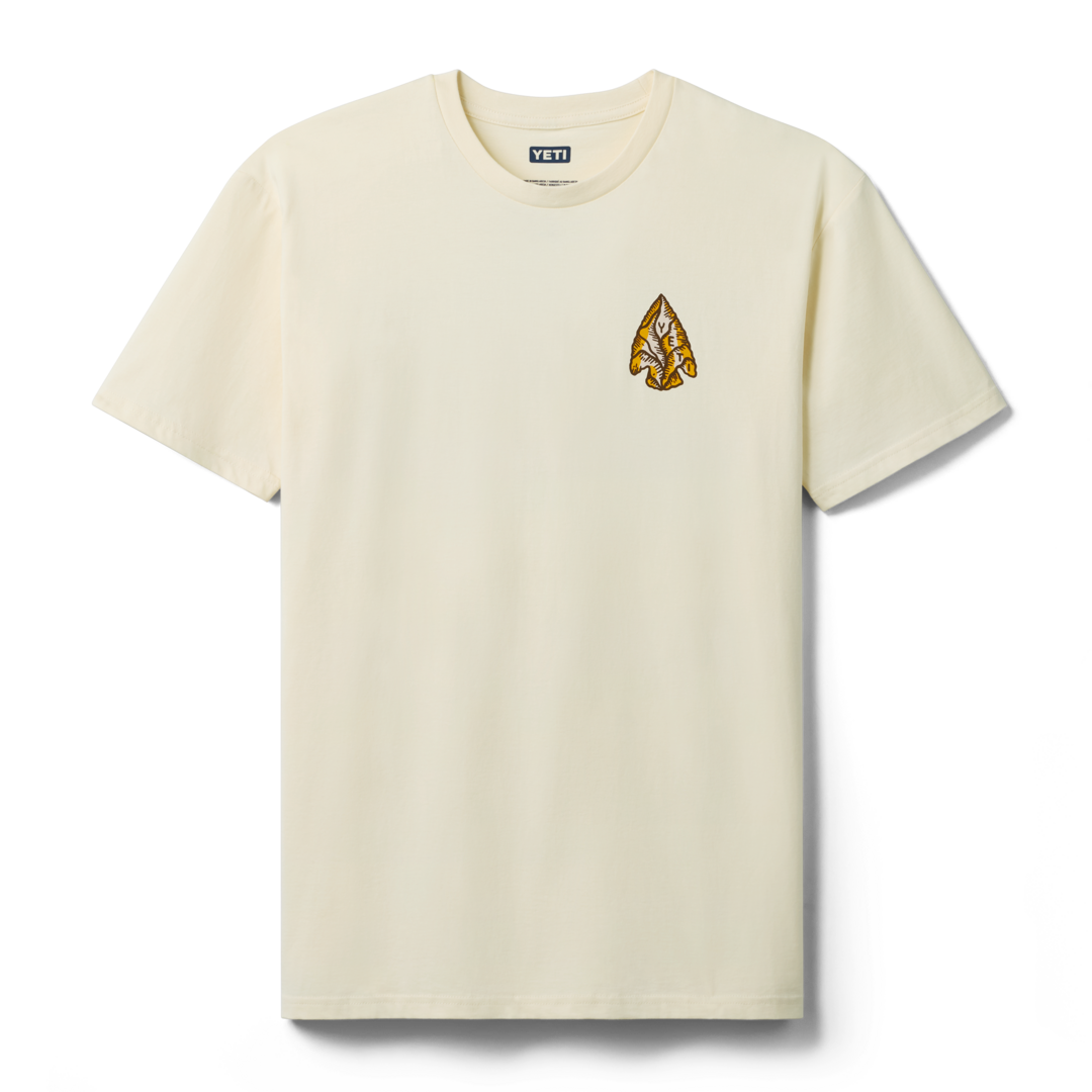 YETI Whitetail Short Sleeve T-Shirt Ecru