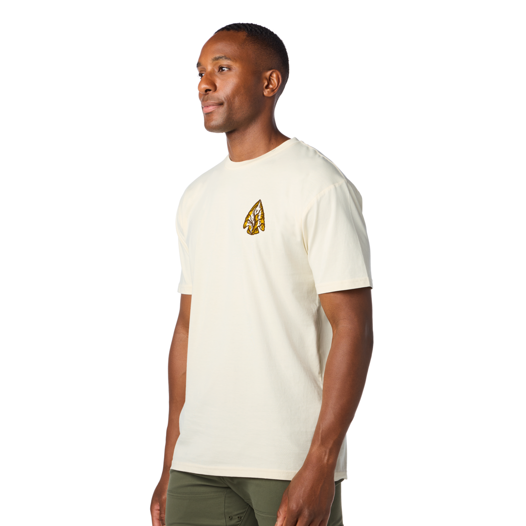 YETI Whitetail Short Sleeve T-Shirt Ecru