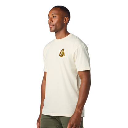 YETI Whitetail Short Sleeve T-Shirt Ecru
