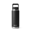 Rambler® 26 oz (769 ml) Bottle With Straw Cap Black