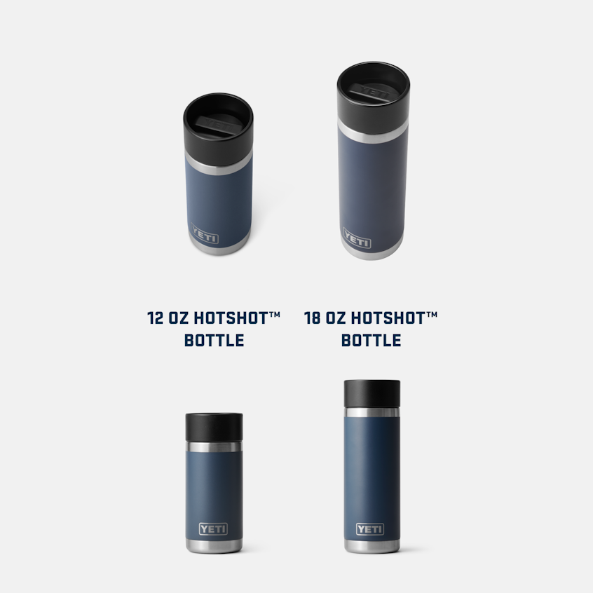 YETI Rambler® 12 oz (354 ml) Bottle With Hotshot Cap Black