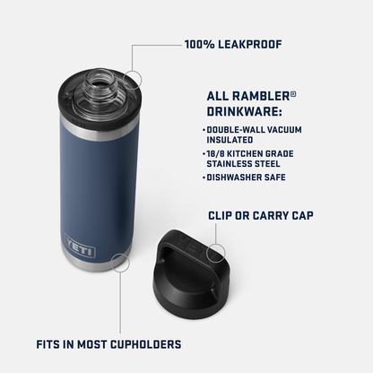 YETI Rambler® 18 oz (532 ml) Bottle Stainless Steel