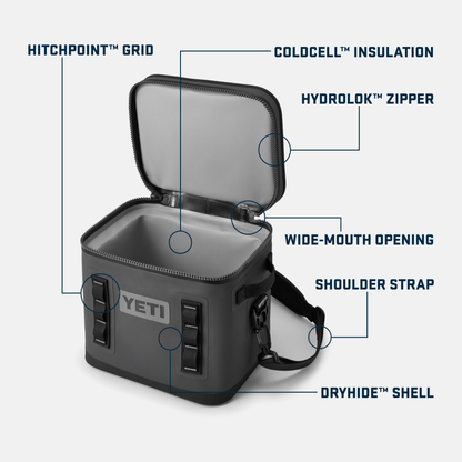 YETI Hopper Flip® 12 Soft Cooler Charcoal