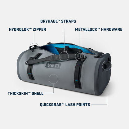 YETI Panga® 75L Waterproof Duffel Storm Grey