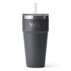 YETI Rambler® 26 oz (760 ml) Straw Cup Charcoal