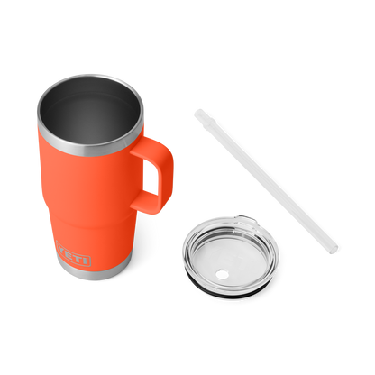 YETI Rambler® 25 oz (739 ml) Straw Mug Papaya