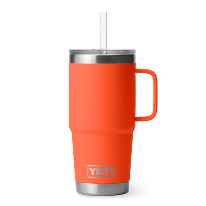 YETI Rambler® 25 oz (739 ml) Straw Mug Papaya