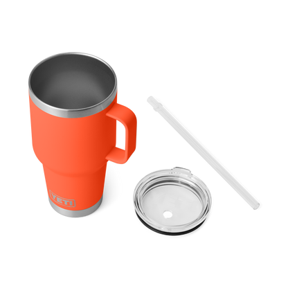 YETI Rambler® 35 oz (1 l) Straw Mug Papaya